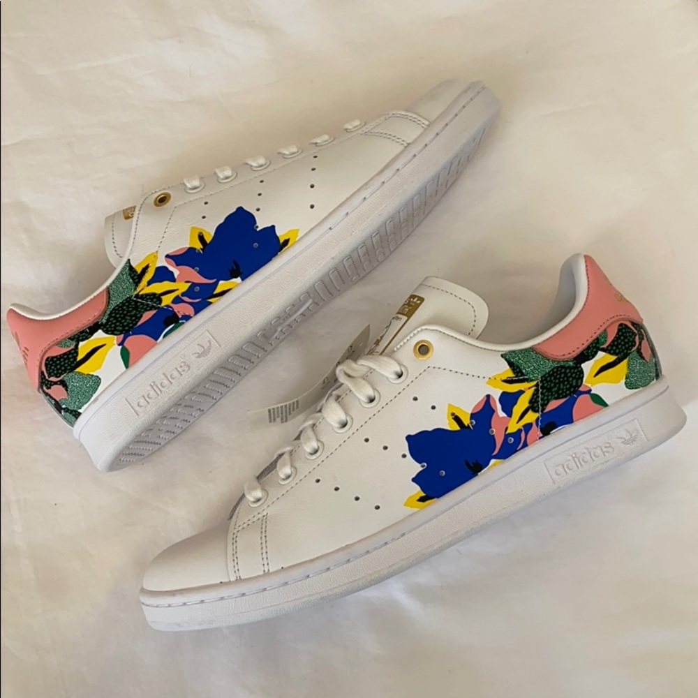 NWT Adidas Stan smith floral - Picture 6 of 8